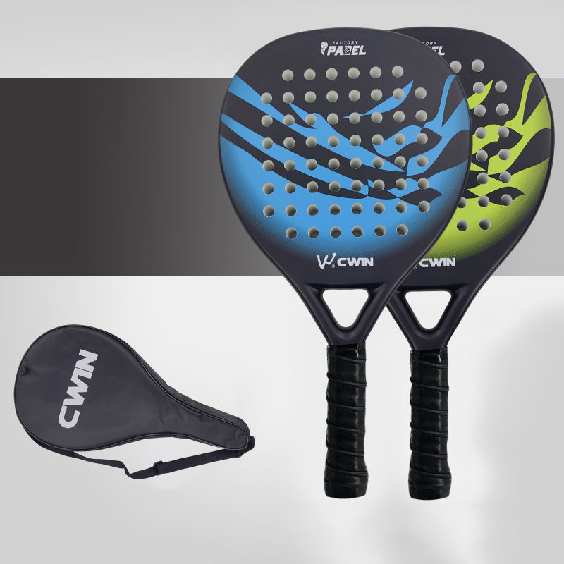 CWIN 4013 padel Tennis Racket Professional Carbon and Glass Fiber Padel Tennis Rackets Soft Face Paddles Racquet