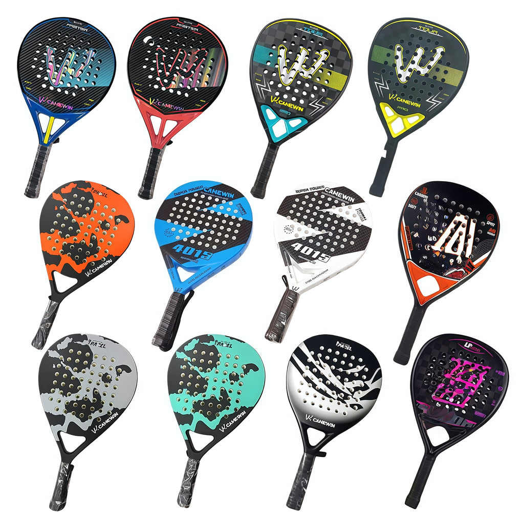 New style 5022 Camewin Brand 100% Carbon Fiber EVA Elastic Memory Foam Core Tennis Racket Carbon Fiber Padel Racket