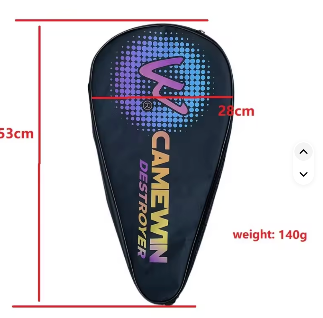New Camewin Beach Tennis Racket padel racket Bag Cover Hight Quality 53X28X3cm
