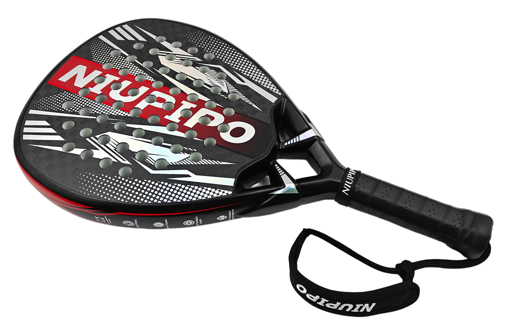 OEM PADEL / Nupipo padel racket 18K carbon fiber diamond shape /Customized padel for new brand Premum padel  3K/12K/18K Padel Rackets