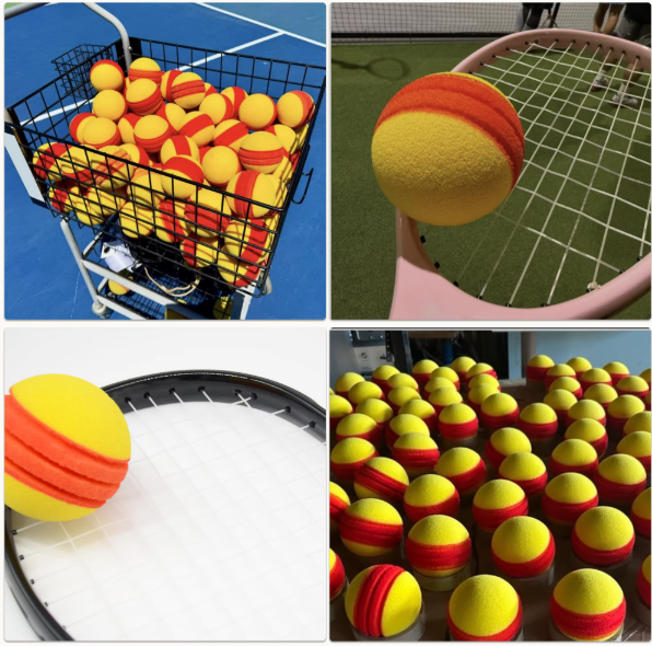 Typti Ball PU Foam Peak Ball 89mm Indoor Low Noise High-Elastic Training Ball Typti Ball Sponge Ball Wholesale