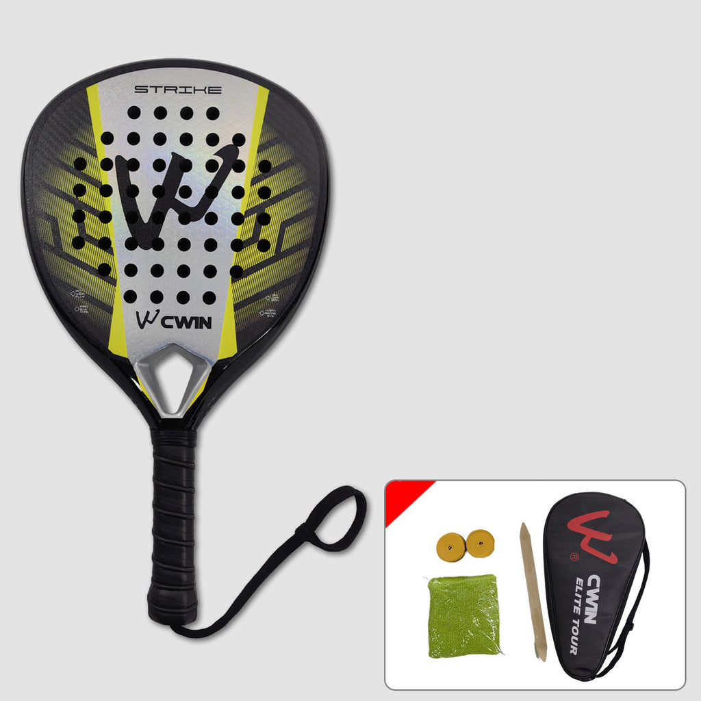 2025 | Round Shape Pala Padel | 365gr Medium Balance for Beginner and Intermediate Player 3k carbon fiber
