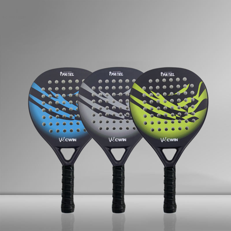 CWIN 4013 padel Tennis Racket Professional Carbon and Glass Fiber Padel Tennis Rackets Soft Face Paddles Racquet