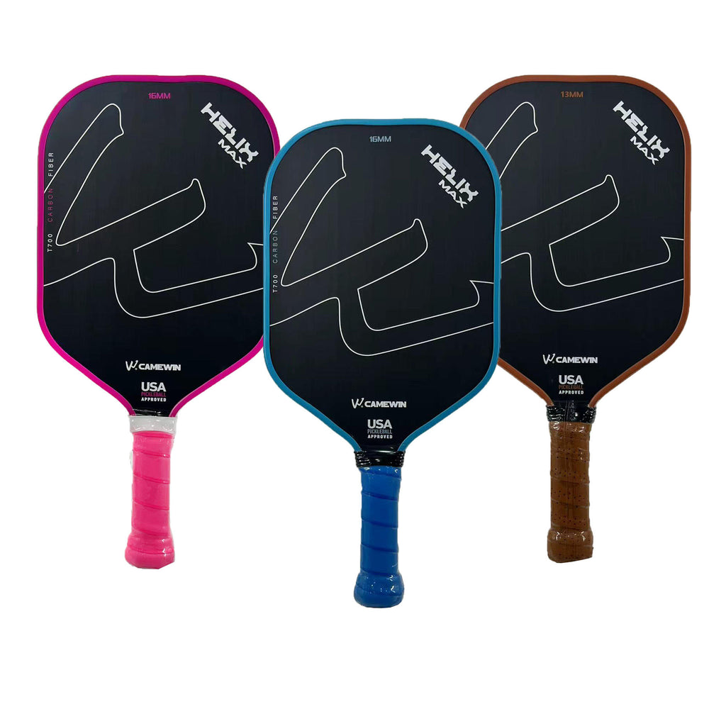 T700 Pickleball Paddle Set Fiberglass USAPA Approved Honeycomb Core Black Pickleball Paddles Set