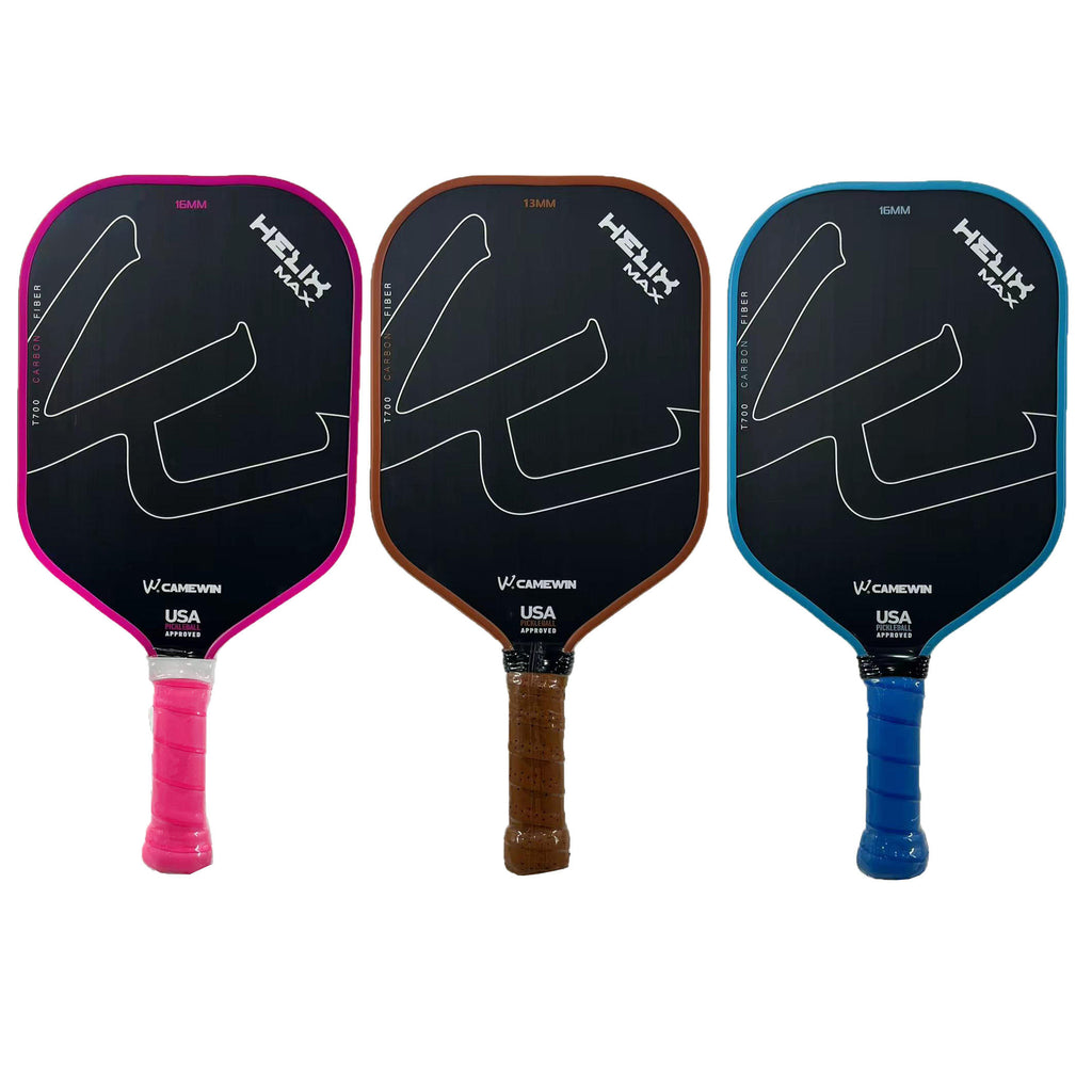 T700 Pickleball Paddle Set Fiberglass USAPA Approved Honeycomb Core Black Pickleball Paddles Set