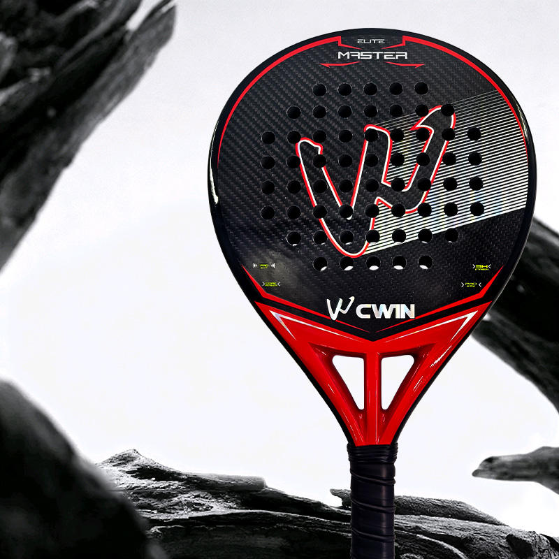 Camewin 3k Carbon Fiber Padel Racket Tennis Carbon Fiber Soft EVA Face Tennis Paddle Racquet Racket with Padle Bag Cover