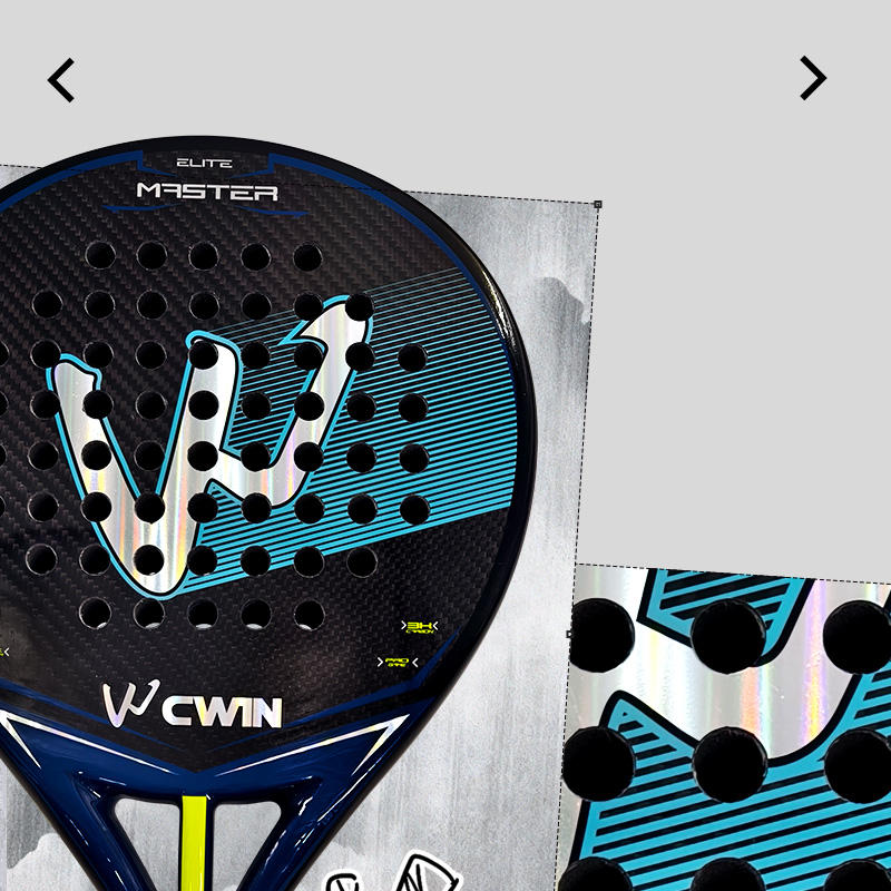 Camewin 3k Carbon Fiber Padel Racket Tennis Carbon Fiber Soft EVA Face Tennis Paddle Racquet Racket with Padle Bag Cover