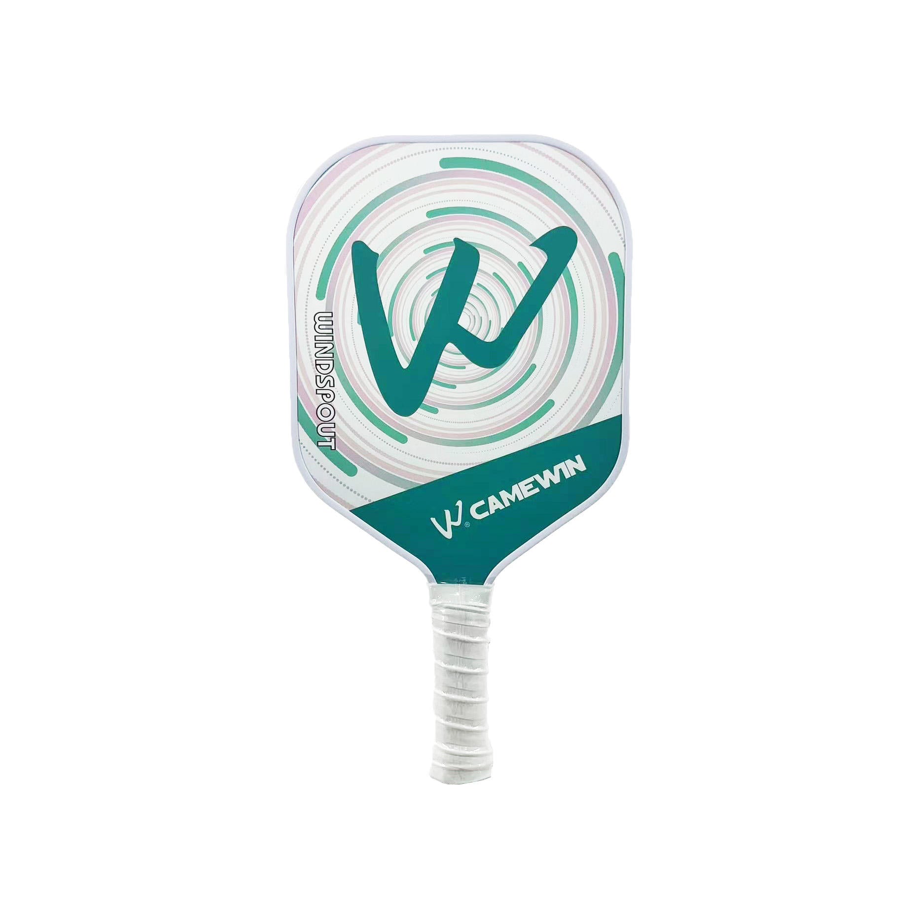 CAMEWIN Pickleball Paddle Rackets Outer Glass Fiber Inner Sandwich PE Honeycomb TPU Edge Banding Soft PU Grip Sports Racquet