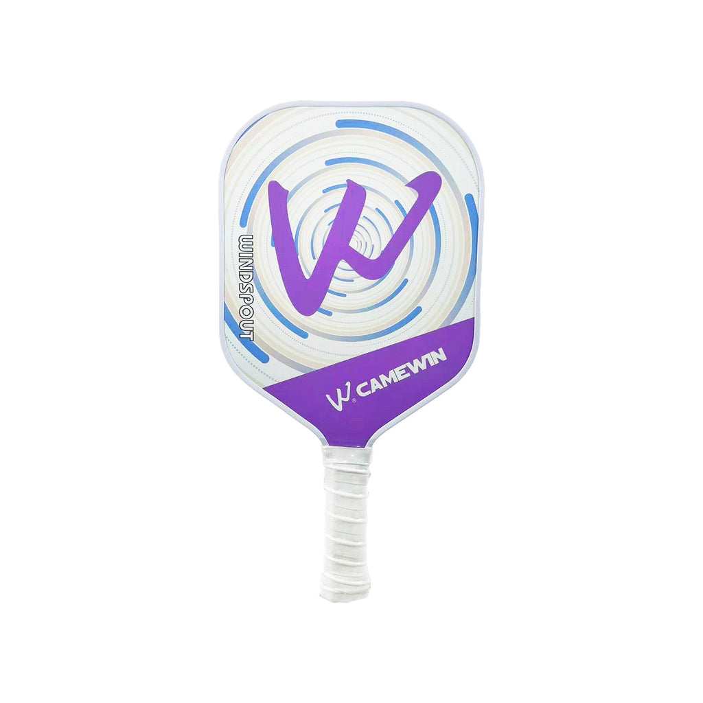CAMEWIN Pickleball Paddle Rackets Outer Glass Fiber Inner Sandwich PE Honeycomb TPU Edge Banding Soft PU Grip Sports Racquet