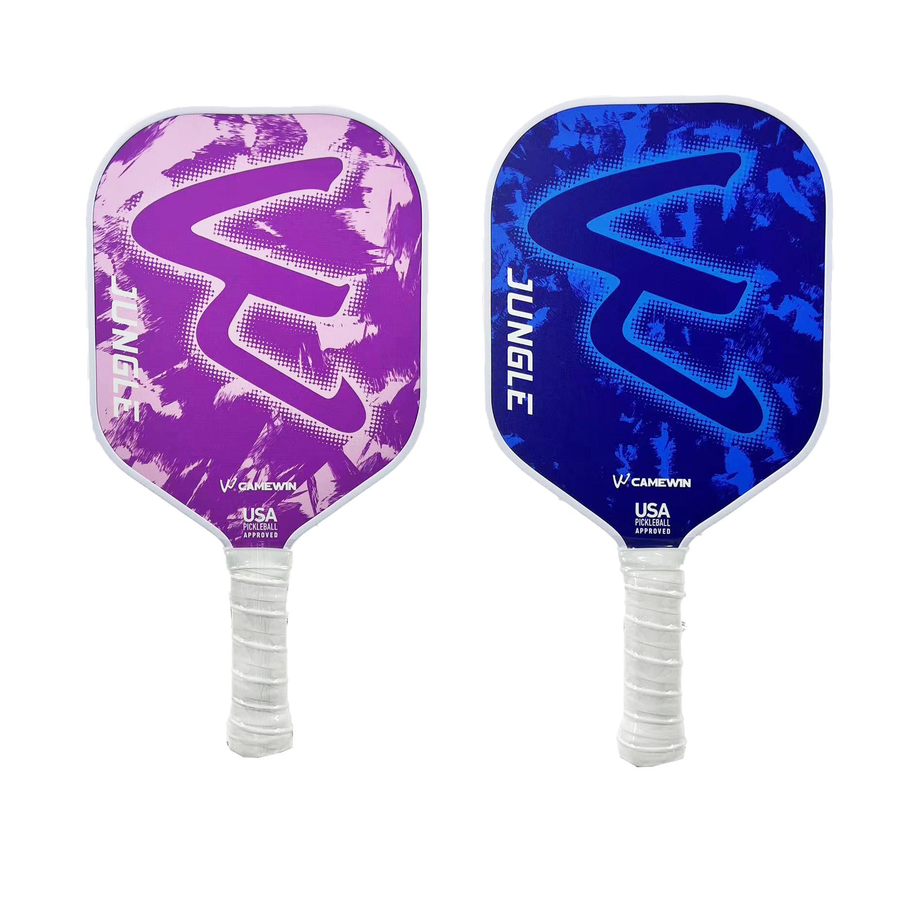 CAMEWIN Pickleball Paddle Rackets Outer Glass Fiber Inner Sandwich PE Honeycomb TPU Edge Banding Soft PU Grip Sports Racquet