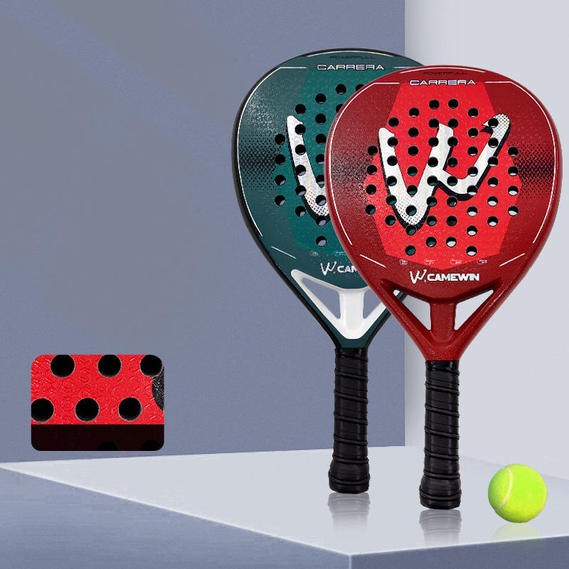 New style 5022 Camewin Brand 100% Carbon Fiber EVA Elastic Memory Foam Core Tennis Racket Carbon Fiber Padel Racket