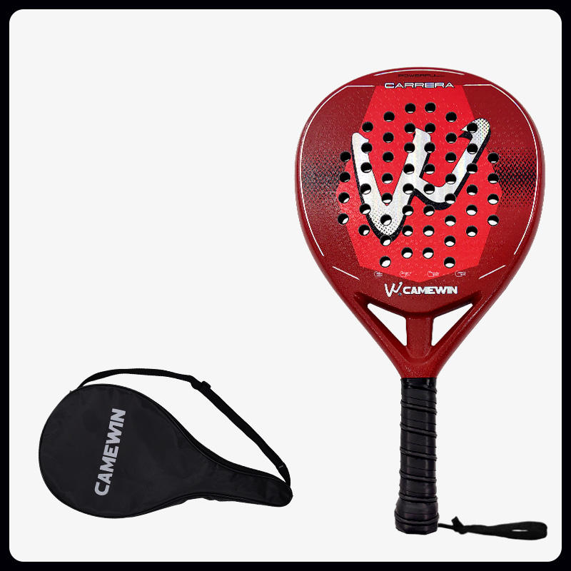 New style 5022 Camewin Brand 100% Carbon Fiber EVA Elastic Memory Foam Core Tennis Racket Carbon Fiber Padel Racket