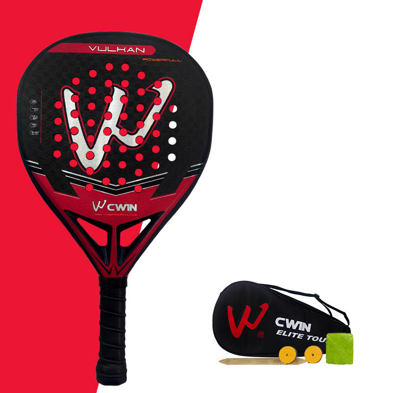 New style 5022 Camewin Brand 12K Carbon Fiber  3D Visual EVA Elastic Memory Foam Core Tennis Racket Carbon Fiber Padel Racket