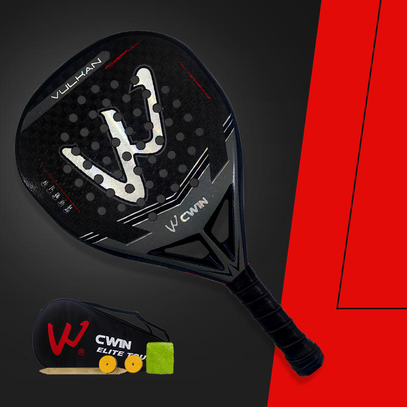 New style 5022 Camewin Brand 12K Carbon Fiber  3D Visual EVA Elastic Memory Foam Core Tennis Racket Carbon Fiber Padel Racket