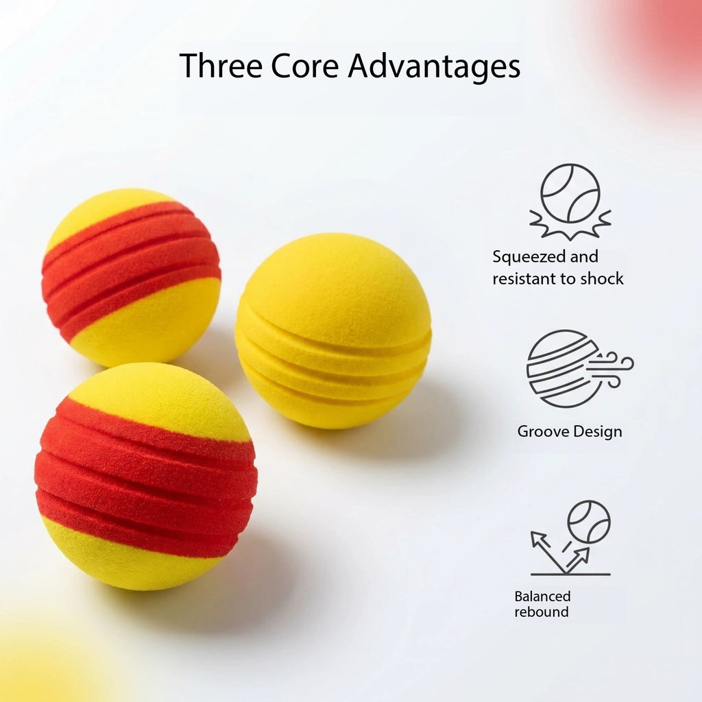 Typti Ball PU Foam Peak Ball 89mm Indoor Low Noise High-Elastic Training Ball Typti Ball Sponge Ball Wholesale