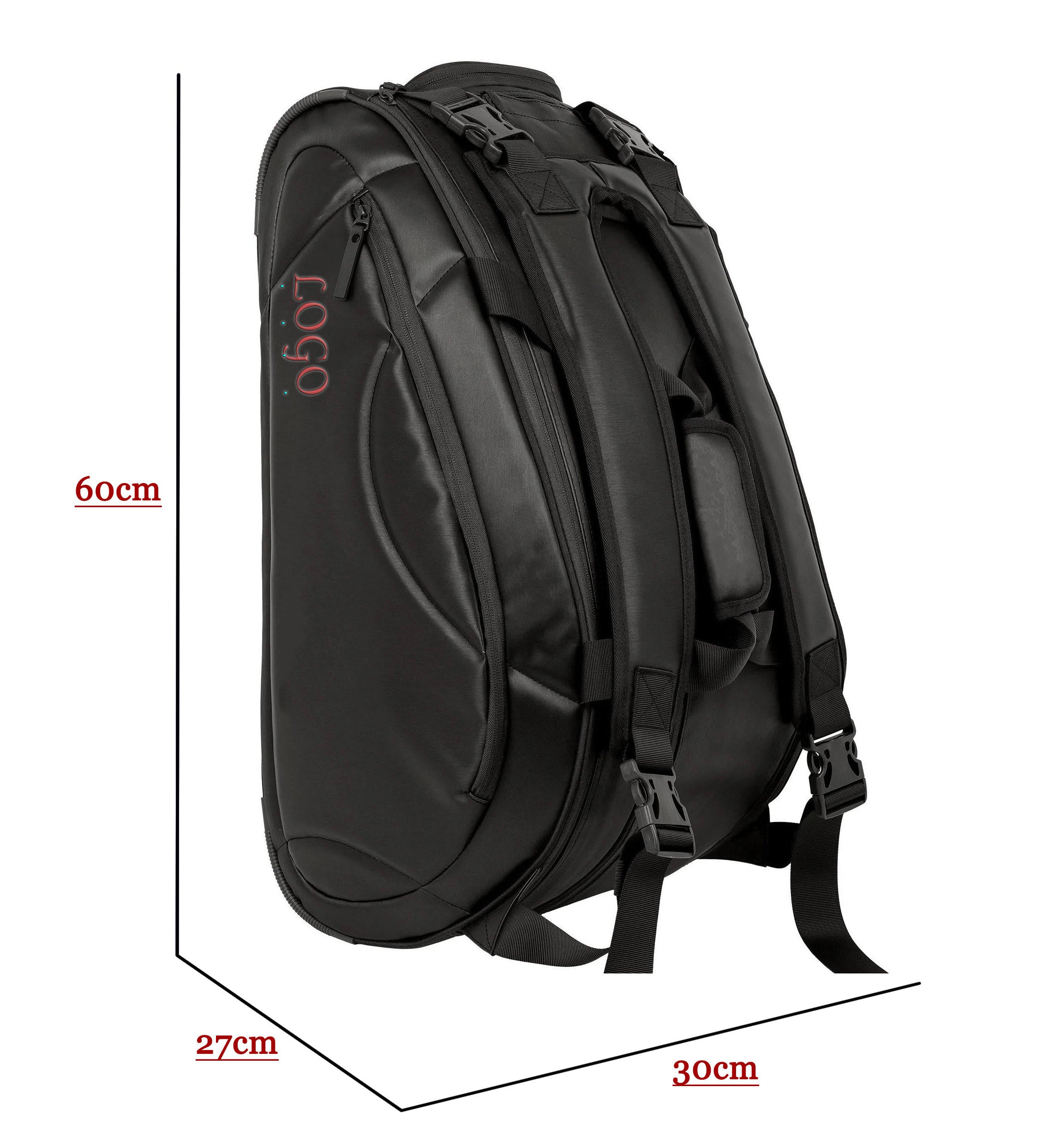 New Arrival Custom Logo TennisPadel Bags Luxury Open Series Durable Material Lther Large Capacity