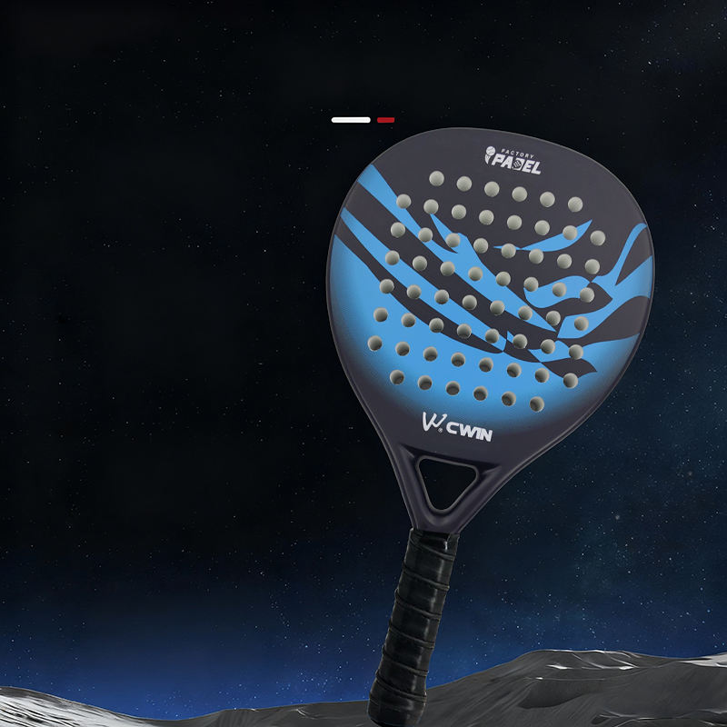 CWIN 4013 padel Tennis Racket Professional Carbon and Glass Fiber Padel Tennis Rackets Soft Face Paddles Racquet