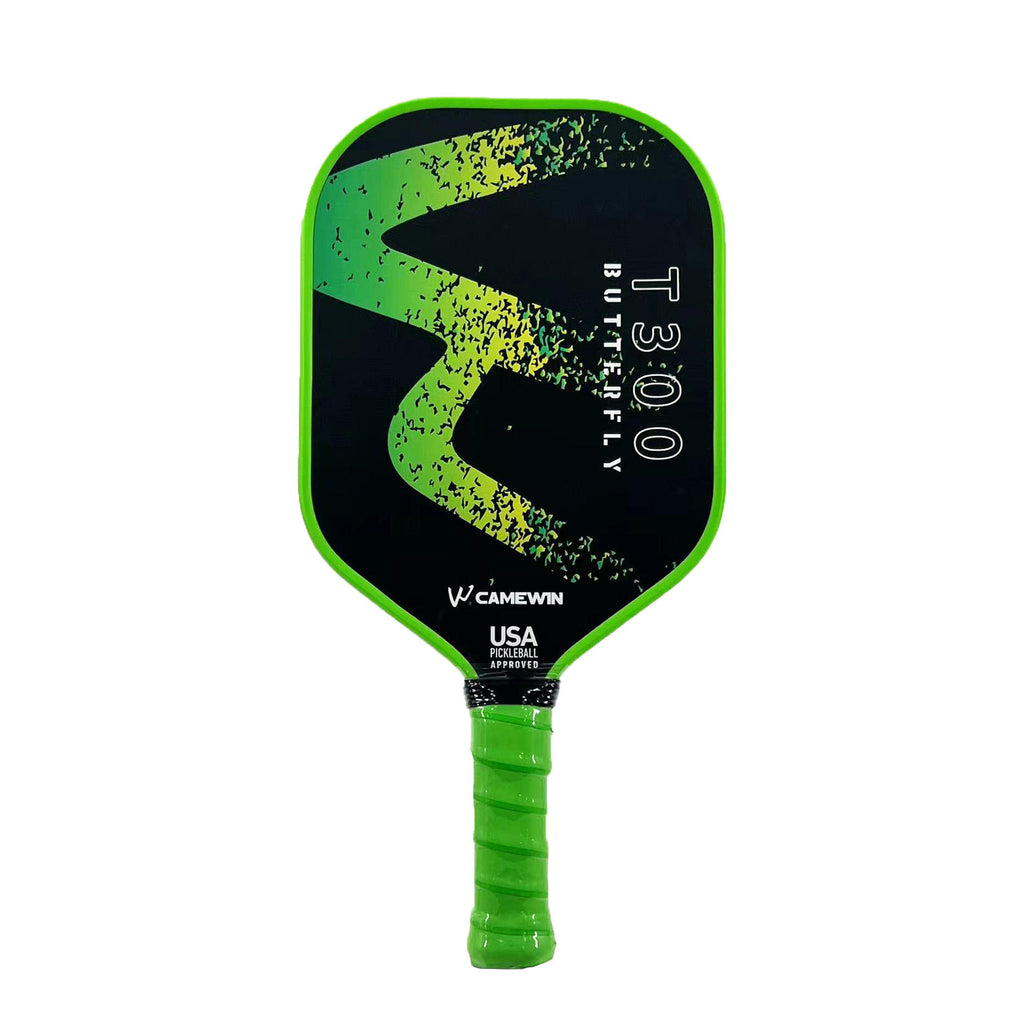 Factory Pickleball Paddle Set Fiberglass USAPA Approved Honeycomb Core Black Pickleball Paddles Set with 2 rackets 4 balls 1 bag