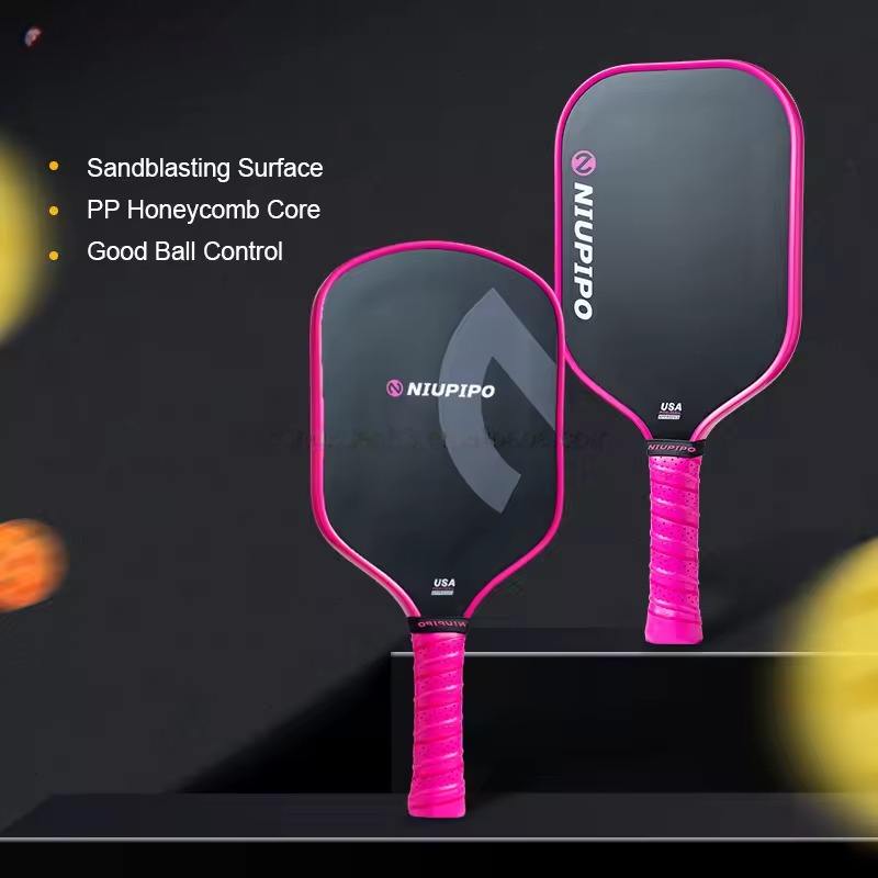 Niupipo T700 Carbon Fiber Sandblasted Surface Pickleball Paddle, Easy to Control, Heat-formed Women's Pickleball Paddle