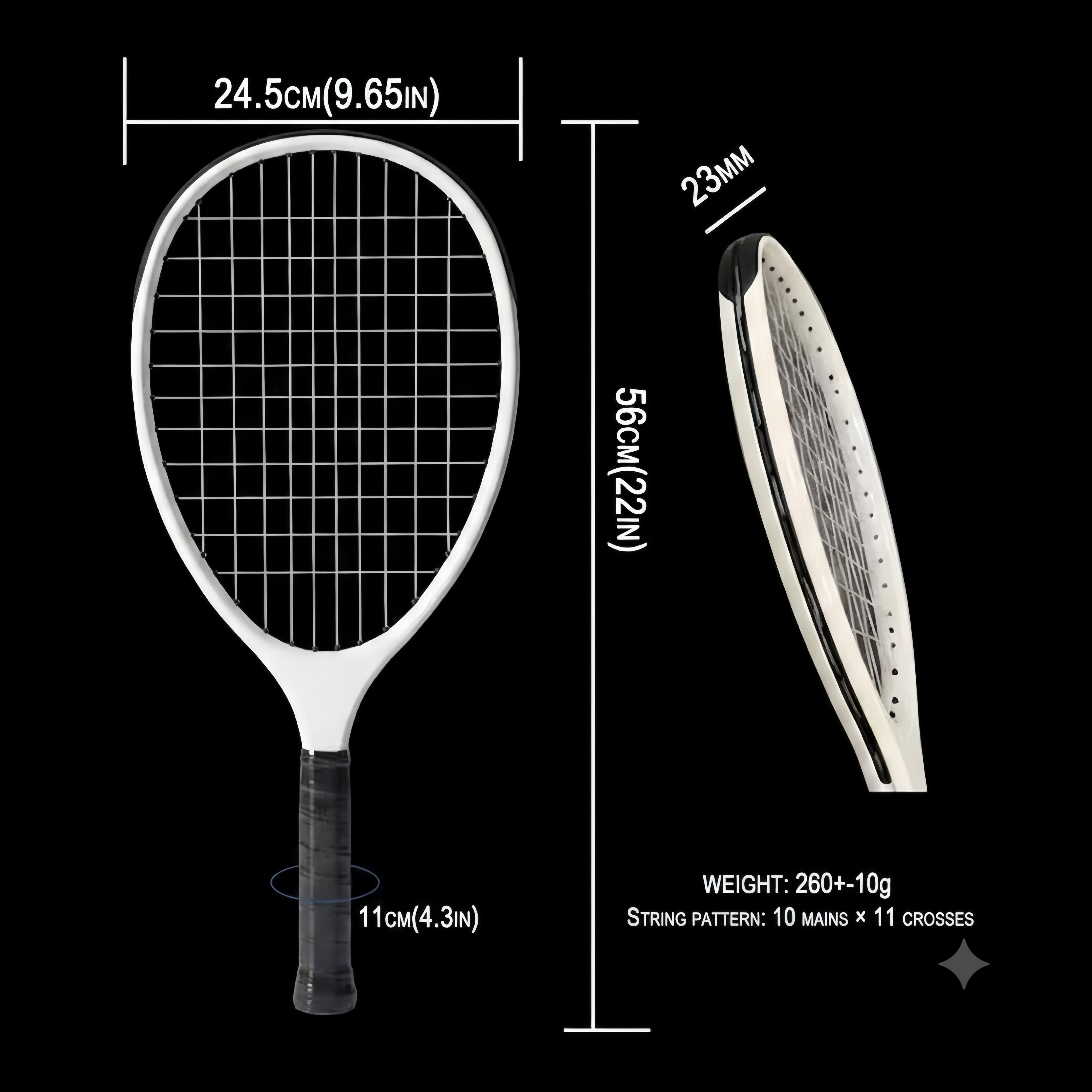OEM Custom Brand Toray T700 Carbon Fiber Typti Racket Manufacture