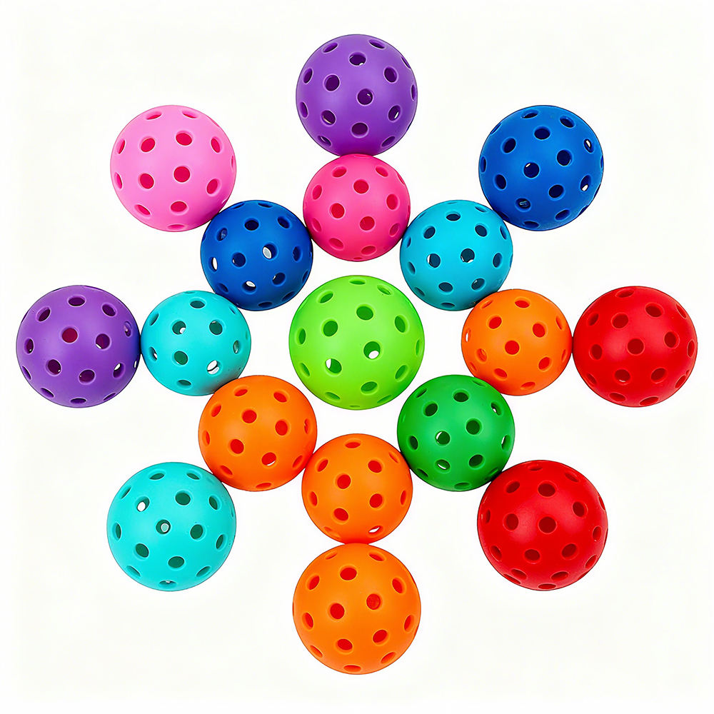 Pickleball Balls X40 Rotational Molding 40 Holes PE Durable PE USAPA Pickleball for Entertainment Racing